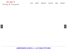 Tablet Screenshot of blakestowing.com